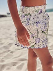 Floral Textured Beach Shorts (3-16yrs) - Image 3 of 7