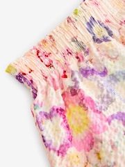Pink Floral Textured Beach Shorts (3-16yrs) - Image 6 of 6