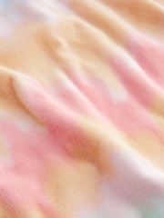 Multi Tie Dye Towelling Poncho - Image 7 of 7