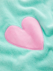 Aqua Blue 100% Cotton Towelling Poncho (9mths-10yrs) - Image 7 of 7