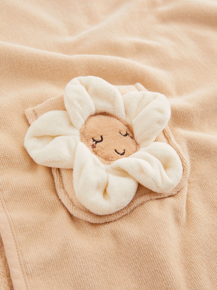 Cream 100% Cotton Towelling Poncho (9mths-10yrs) - Image 7 of 7