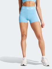 adidas Blue Techfit Shorts - Image 1 of 7