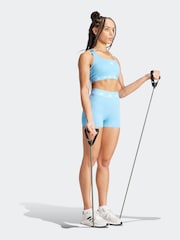 adidas Blue Techfit Shorts - Image 4 of 7