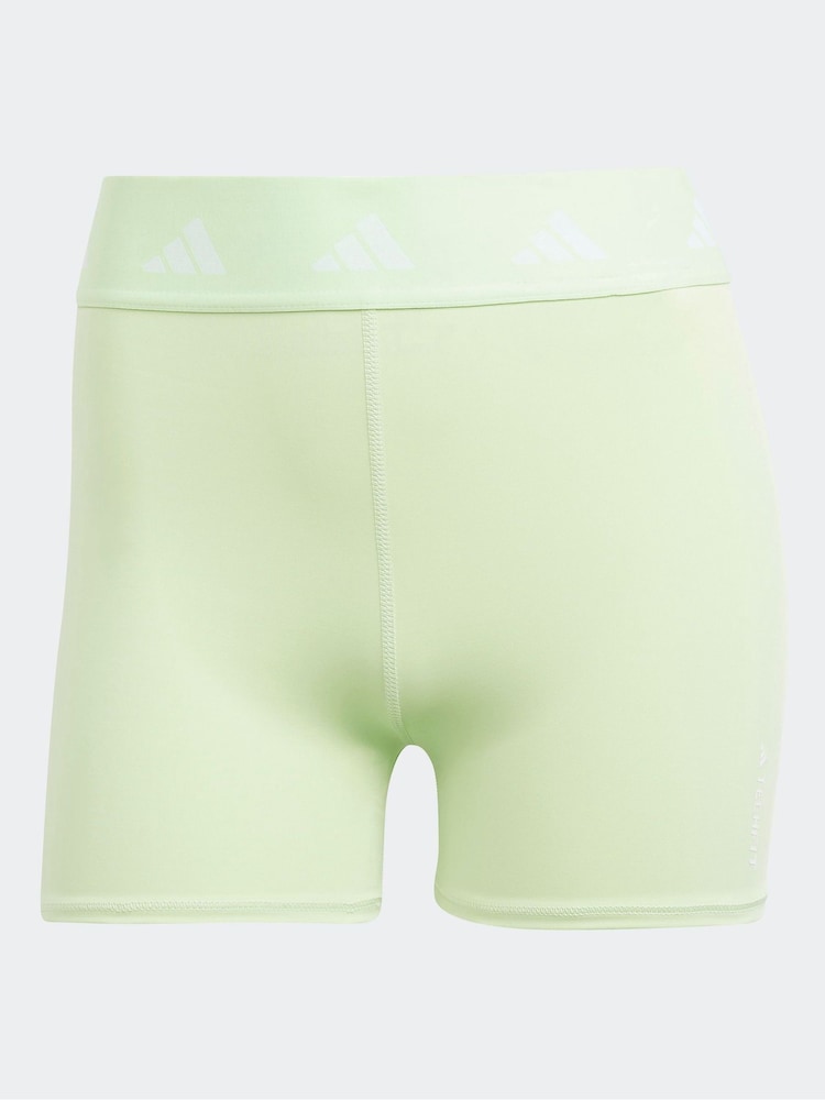 adidas Green Techfit Shorts - Image 7 of 7