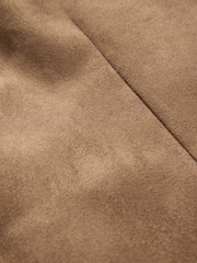 Tan Brown Faux Suede Blazer - Image 11 of 11