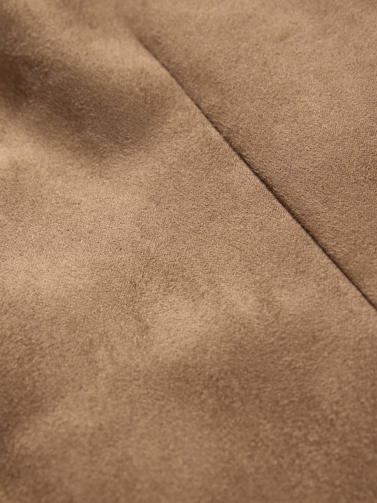 Tan Brown Faux Suede Blazer - Image 11 of 11