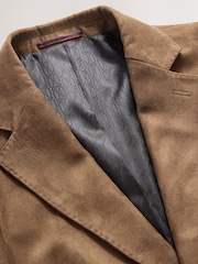 Tan Brown Faux Suede Blazer - Image 7 of 11
