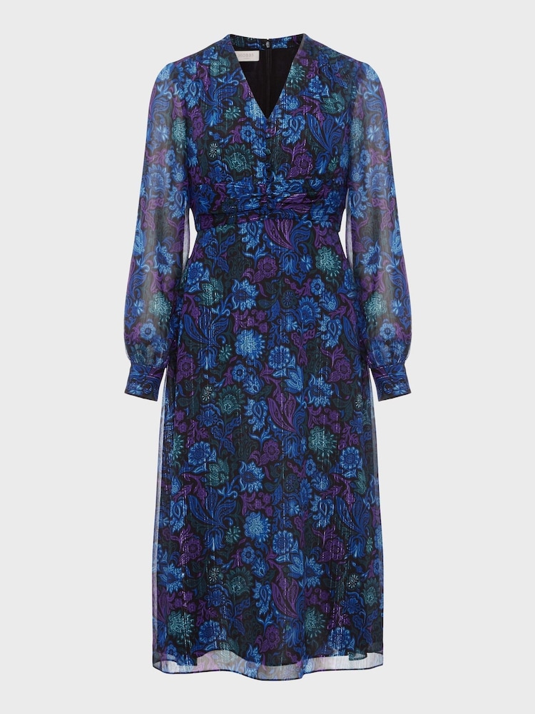 Hobbs Black Saffron Dress - Image 4 of 4 Hobbs Black Saffron Dress - Image 4 of 4