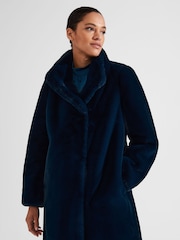 Hobbs Blue Maddox Coat - Image 1 of 4