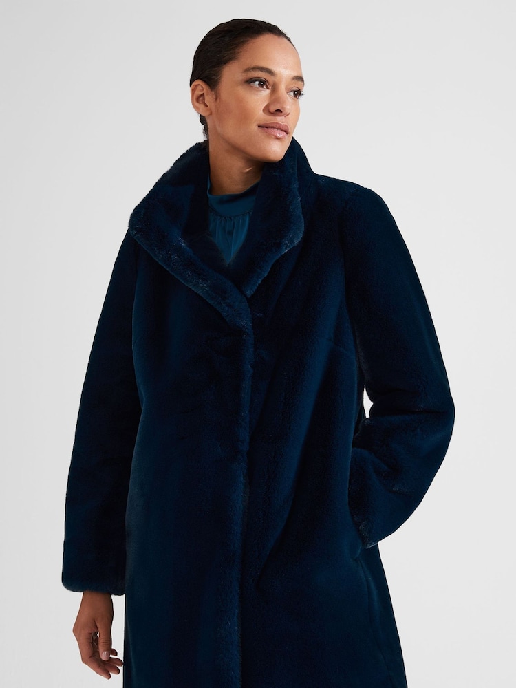 Hobbs Blue Maddox Coat - Image 1 of 4
