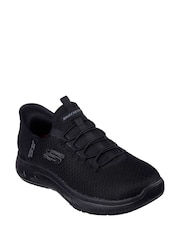 Skechers Black Womens Slip Ins Work Summits Slip Resistant Enslee Trainers - Image 3 of 5