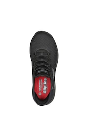 Skechers Black Womens Slip Ins Work Summits Slip Resistant Enslee Trainers - Image 4 of 5