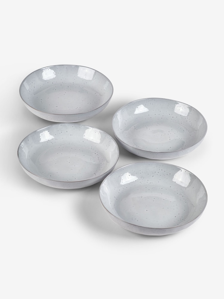 Grey Willow Pasta Bowls Set Of 4 - Image 3 of 3