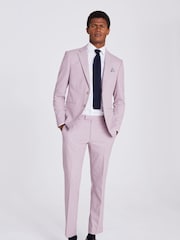 MOSS Pink Slim Fit Quartz Jacket - Image 3 of 5