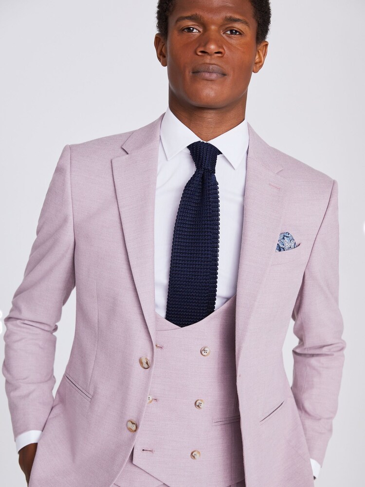 MOSS Pink Slim Fit Quartz Jacket - Image 5 of 5