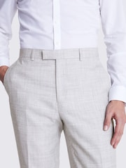 MOSS Light Grey Slim Fit Trousers - Image 3 of 3