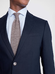 MOSS Slim Fit de linho Linen Jacket - Imagem 5 de 6