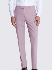 MOSS Pink Slim Fit Quartz Trousers - Image 1 of 3
