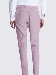 MOSS Pink Slim Fit Quartz Trousers - Image 2 of 3