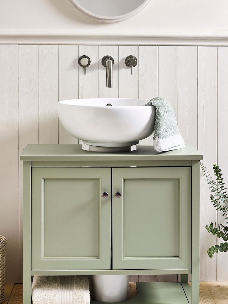 Sage Green Hampshire Under Sink Storage Unit - Image 1 of 8 Sage Green Hampshire Under Sink Storage Unit - Image 1 of 8