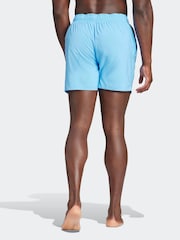 adidas sky Blue Solid CLX Short Length Swim Shorts - Image 2 of 6