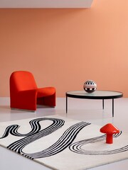 Brink & Campman Yellow Decor Flow Rug - Image 1 of 4