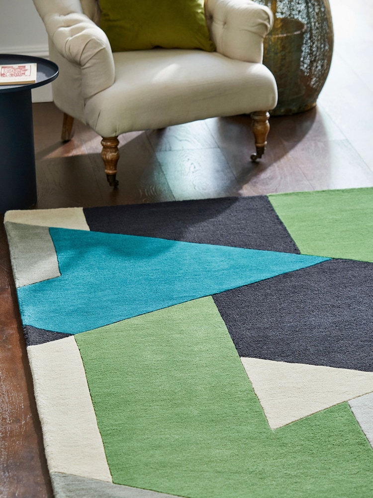 Harlequin Blue Popova Rug - Image 2 of 4 Harlequin Blue Popova Rug - Image 2 of 4