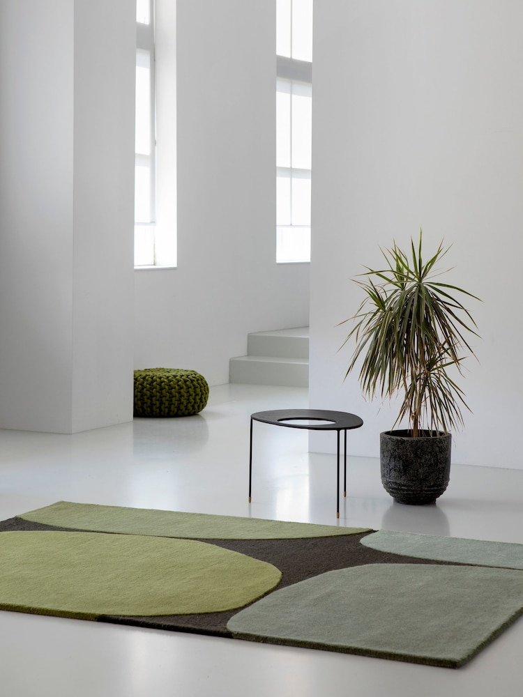 Brink & Campman Green Decor Plateau Rug - Image 1 of 4 Brink & Campman Green Decor Plateau Rug - Image 1 of 4