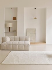 Brink & Campman White Decor Scape Rug - Image 1 of 4