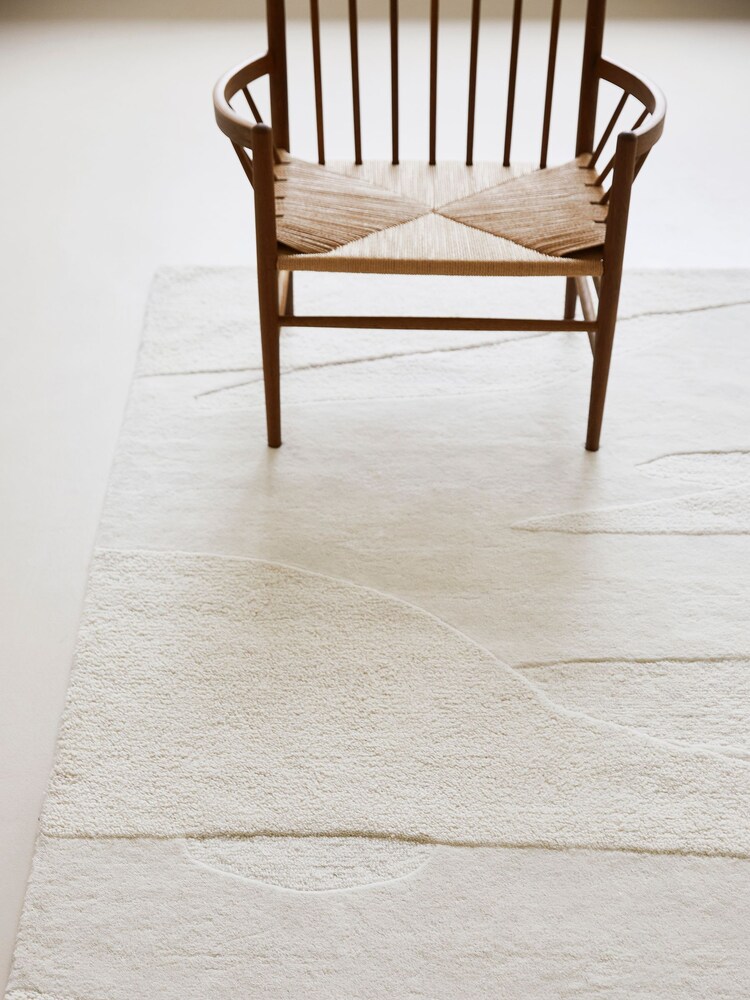 Brink & Campman White Decor Scape Rug - Image 2 of 4
