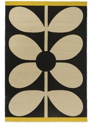 Orla Kiely Black Giant Sixties Stem Outdoor Rug - Image 3 of 4