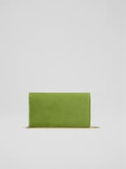 Grün - Lk Bennett Dominica Clutch aus Veloursleder - Bild 2 von 5