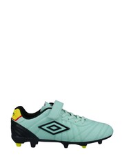 Umbro Blue Junior Speciali Liga Firm Ground Velcro Football Boots - Image 1 of 4