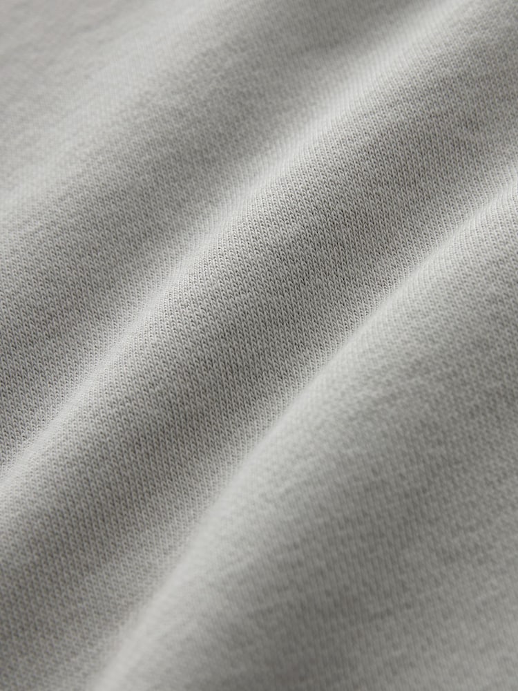 Light Grey Regular Fit Jersey Cotton Rich Crew Sweatshirt - Image 7 of 7 Light Grey Regular Fit Jersey Cotton Rich Crew Sweatshirt - Image 7 of 7