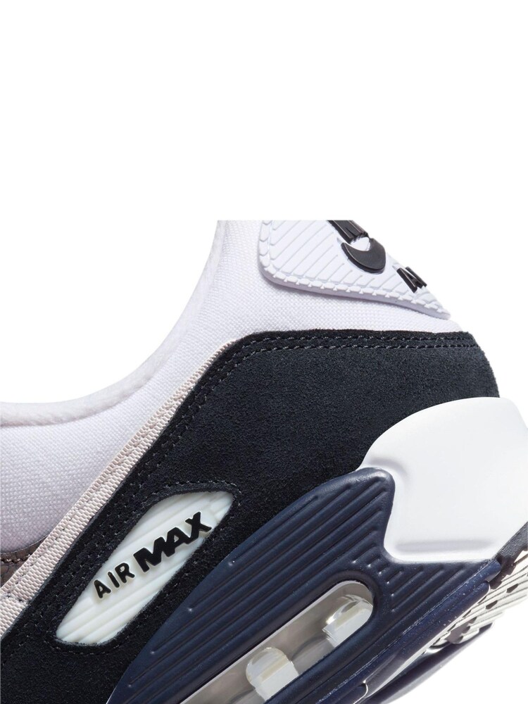 Nike Grey/Black Air Max 90 Trainers - Image 9 of 10