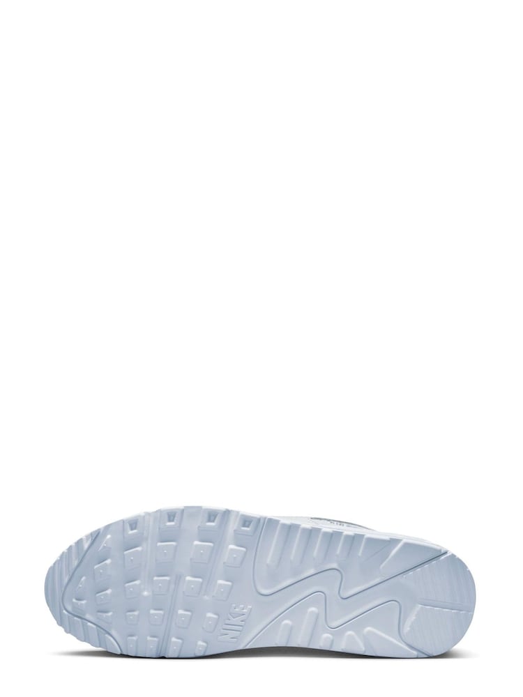 Nike White Air Max 90 Trainers - Image 5 of 10
