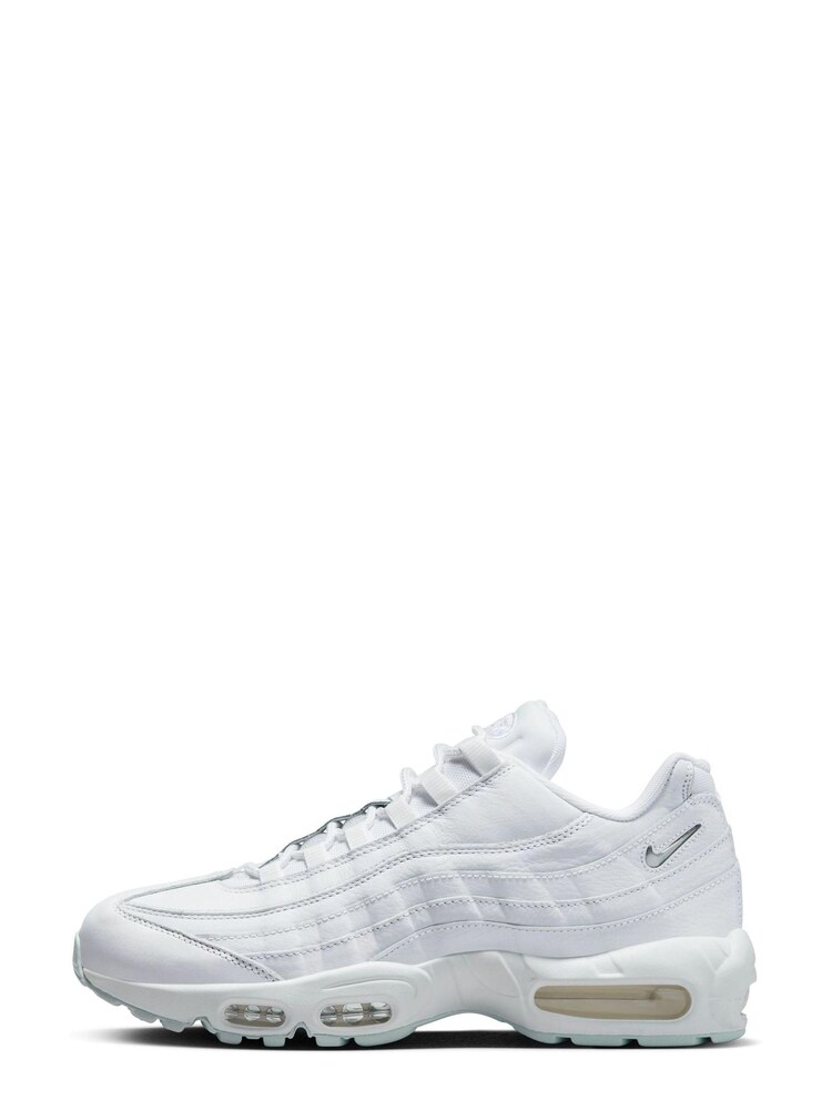 Nike White Air Max 95 Trainers - Image 2 of 8
