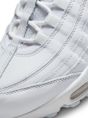 Nike White Air Max 95 Trainers - Image 7 of 8