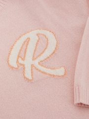 Reiss Pink Afi 9-13 yrs Wool Blend Motif Jumper - Image 6 of 6
