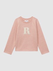 Reiss Apricot Connie 13-14 yrs Cotton Blend Crew Neck Top - Image 1 of 5