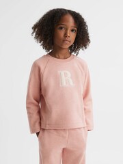 Reiss Apricot Connie 13-14 yrs Cotton Blend Crew Neck Top - Image 4 of 5