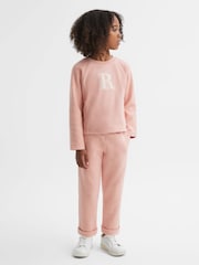 Reiss Apricot Connie 4-9 yrs Cotton Blend Crew Neck Top - Image 3 of 5