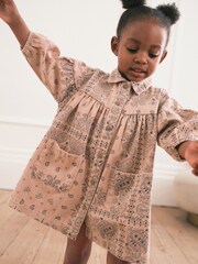 Pink Paisley Cotton Shirt Dress (3mths-8yrs) - Image 1 of 6
