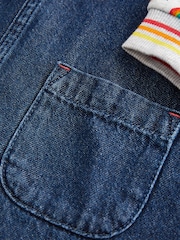 Rainbow Character Print Raglan Denim Dress (3mths-8yrs) - Image 6 of 6