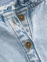 Blue Denim Ruffle Collar Cotton Dress (3mths-8yrs) - Image 6 of 6