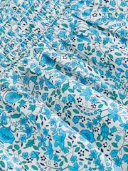 Blue Ditsy Puff Sleeve Dress (3mths-8yrs) - Image 7 of 7