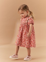 Ditsy - Čipka Trim obleka (3mths-7yrs) - Slika 2 iz 7