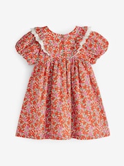 Ditsy - Čipka Trim obleka (3mths-7yrs) - Slika 6 iz 7