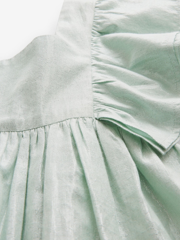 Mint Green Shimmer Party Dress (3mths-8yrs) - Image 7 of 7