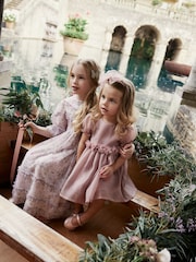 Rose Pink Corsage Flower Girl Dress (3mths-8yrs) - Image 4 of 6